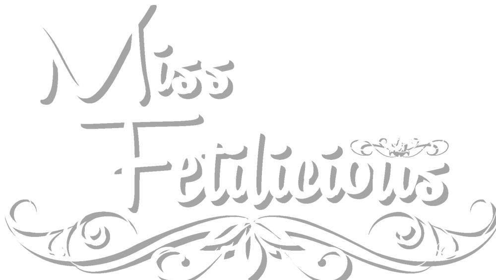 White Logo of Miss Fetilicious